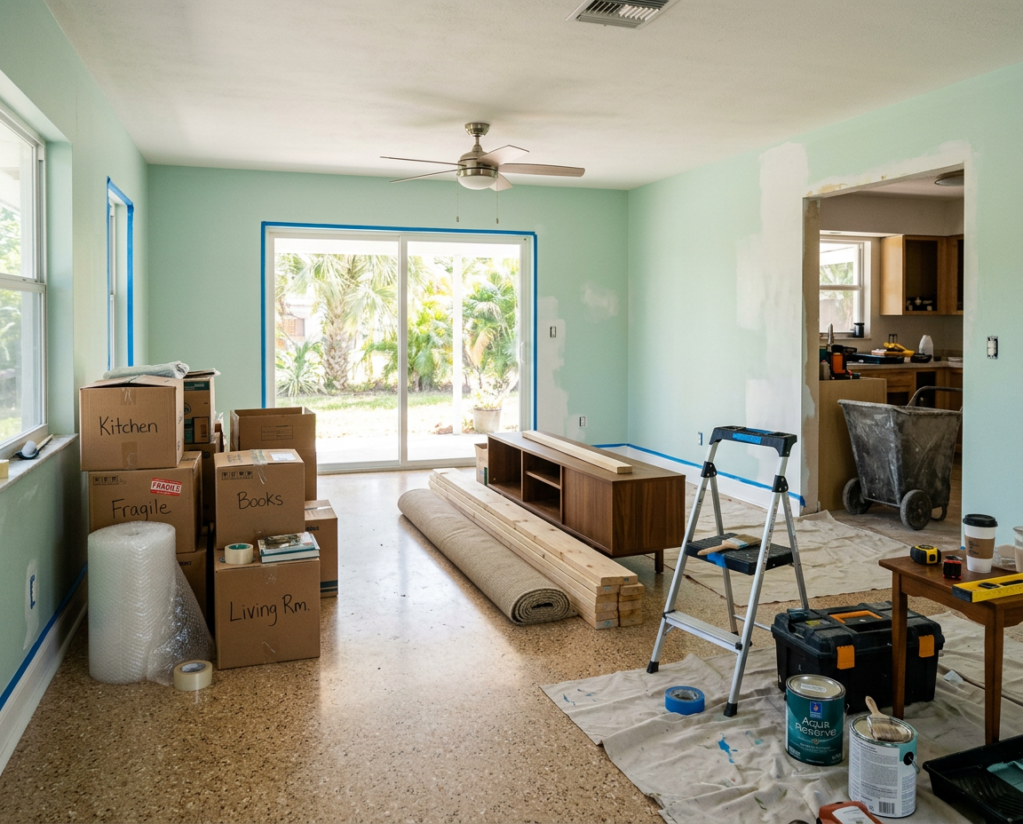 How to Handle a Move When You Are Also Renovating